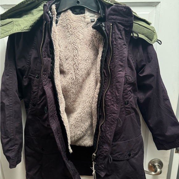 Denim dungaree parka size 140 (kids 11/12) never worn - Picture 2 of 12